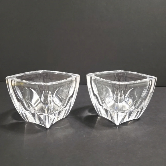 ORREFORS Kostaboda Candle Holders Votive Candle Holder Set of 2 Classic - Picture 1 of 9